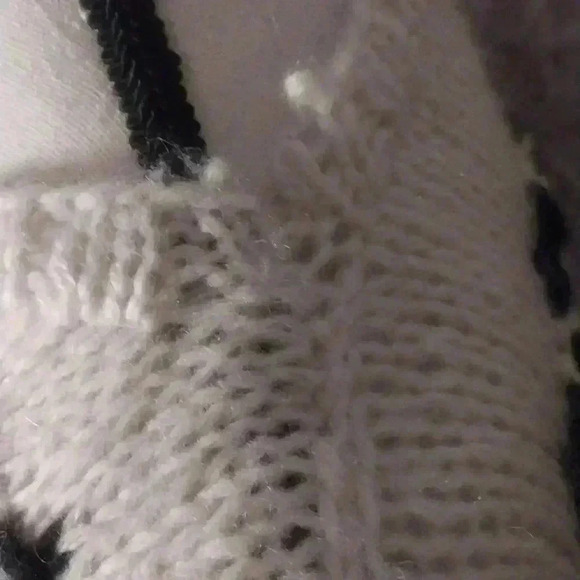 Anthropologie Veroalfie Martuchi Tasseled Loose Knit Sweater - Picture 6 of 11